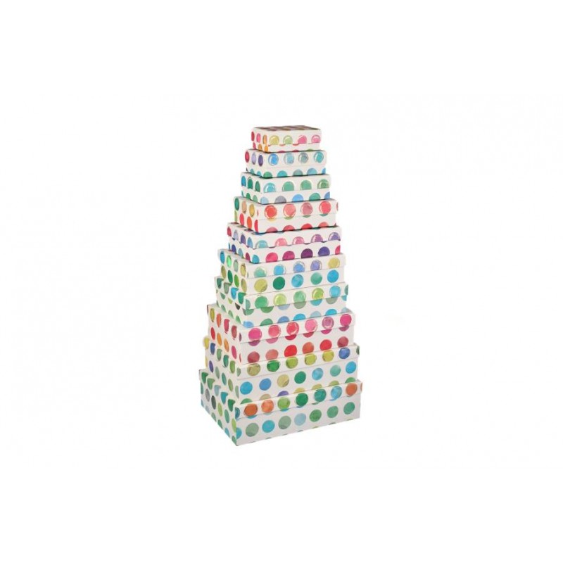 Подарочная коробка микс (комплект 10шт.) 73-4699