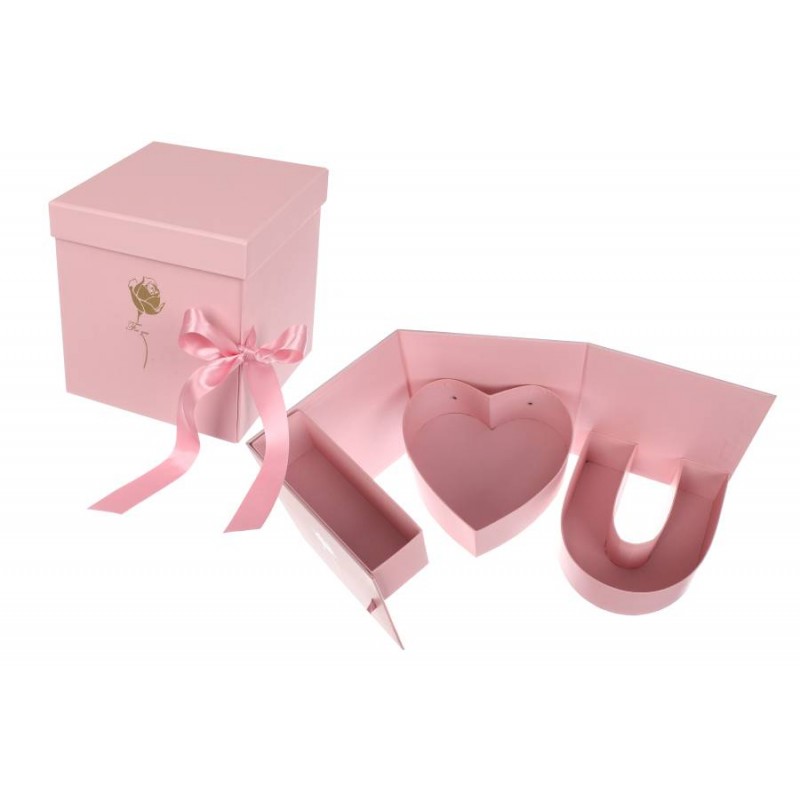 Подарочная коробка W1218 (18,4*18,4*19,3см) 7-12181