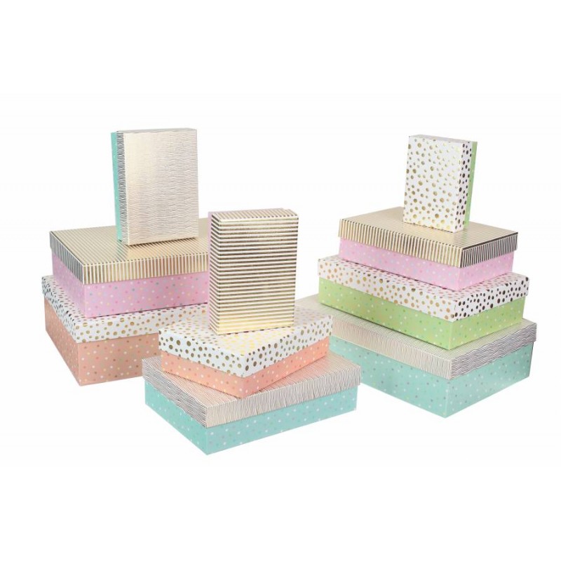 Подарочная коробка микс (комплект 10шт.) BOX-8863 73-4897