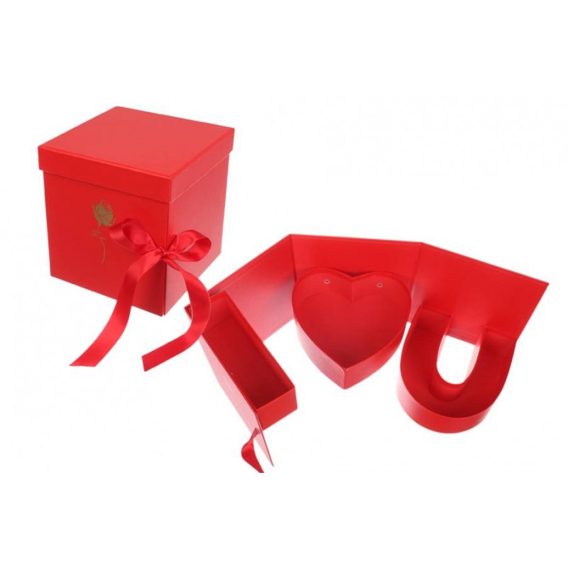 Подарочная коробка W1219 (18,4*18,4*19,3см) 7-12198