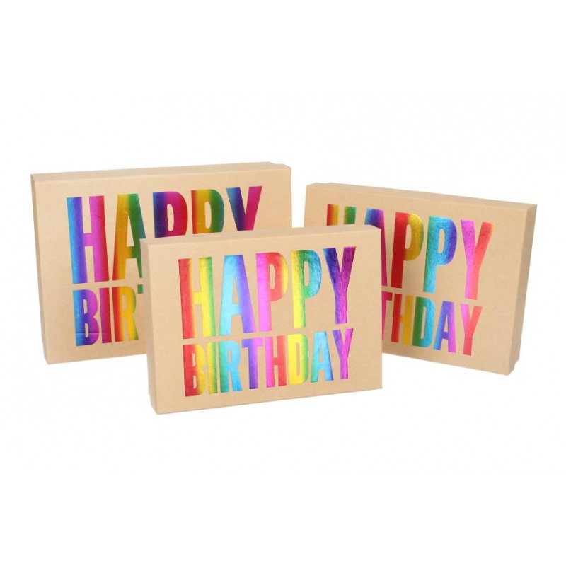 Подарочная коробка (комплект 3шт.) BOX-8852 73-3166