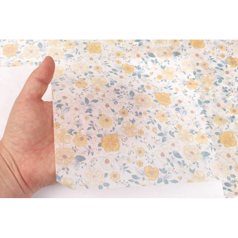 Бумага тишью с рисунком (242) (50см х 70см) 26г/м² 20шт. 5-86801