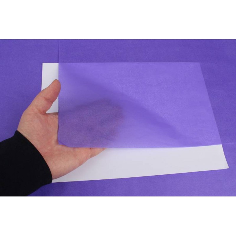 Бумага тишью 7503 сирень (75см х 50см) 17г/м² 100шт. 5-18758