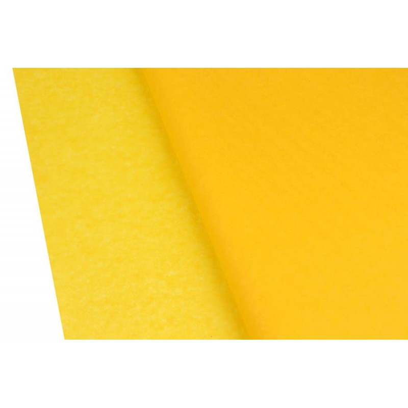 Бумага тишью 3201 ярко-желтая (75см х 50см) 17г/м² 100шт. 5-18864