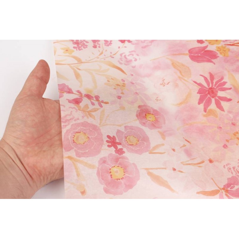 Бумага тишью с рисунком (3) (50см х 70см) 26г/м² 20шт. 5-86832