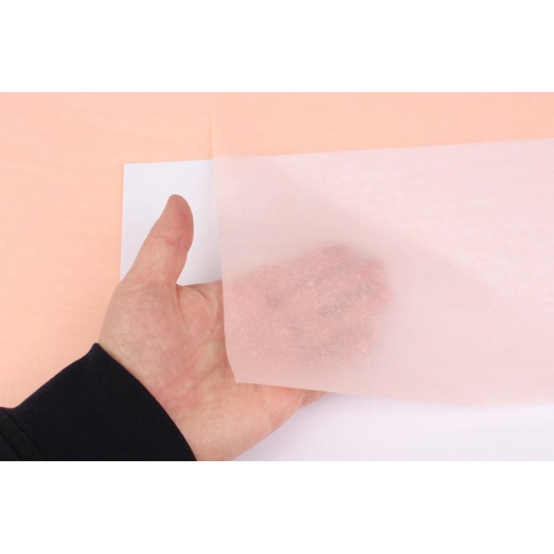 Бумага тишью 2101 персиковая (75см х 50см) 17г/м² 100шт. 5-25244