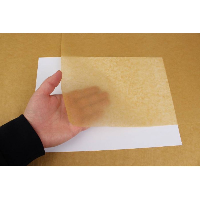 Бумага тишью 3401 крафтовая (75см х 50см) 17г/м² 100шт. 5-18871