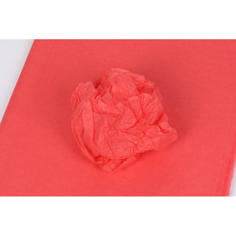 Бумага тишью 7301 коралловая (75см х 50см) 17г/м² 5000шт. 2-66925567 (5-18741)