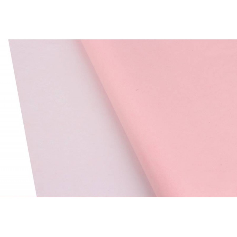 Бумага тишью 1101 светло-розовый (75см х 50см) 17г/м² 100шт. 5-80458
