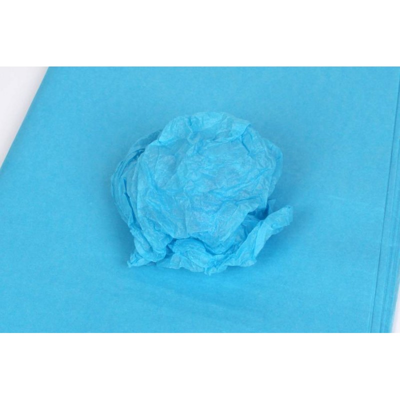 Бумага тишью 6202 голубая (75см х 50см) 17г/м² 5000шт. 2-66925536 (5-18932)