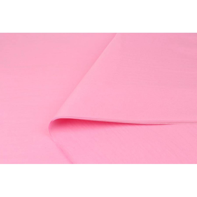 Бумага тишью 28-15 розовая (75см х 50см) 28г/м² 100шт. 5-84920