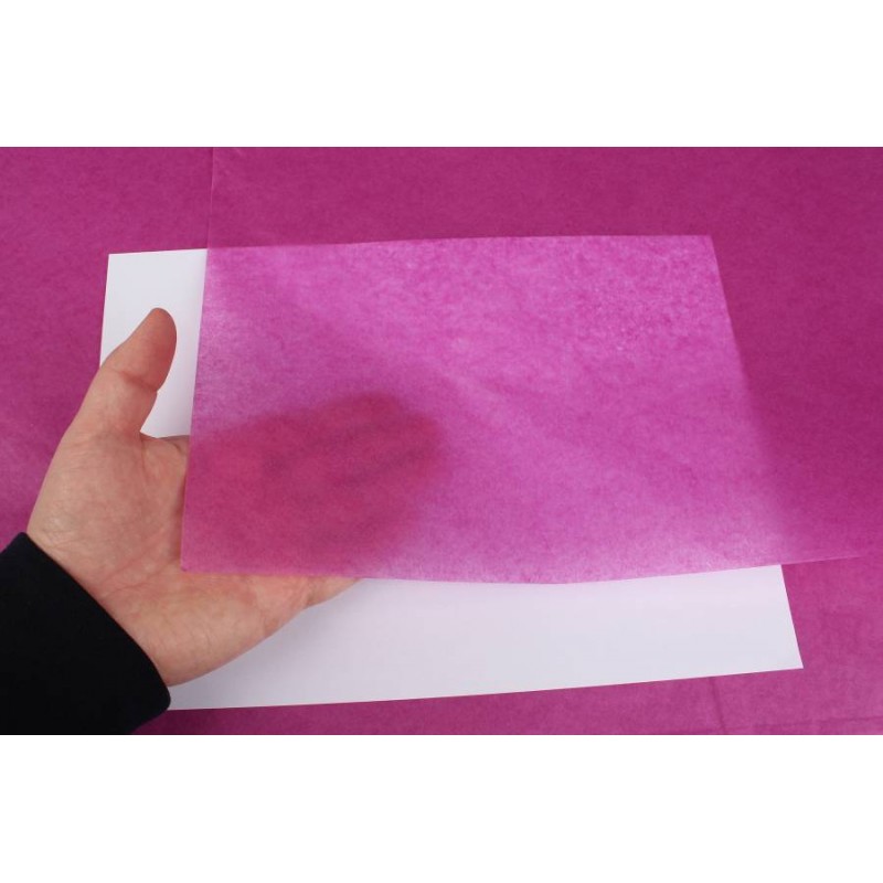 Бумага тишью 7403 фуксия (75см х 50см) 17г/м² 100шт. 5-18970