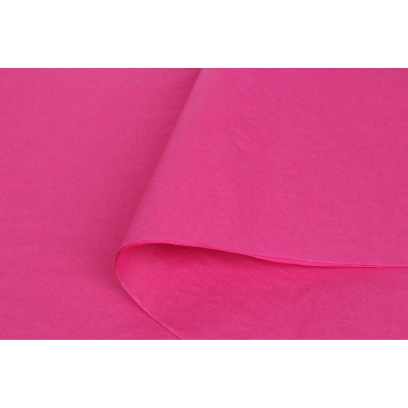 Бумага тишью 28-8 малиновая (75см х 50см) 28г/м² 100шт. 5-84159