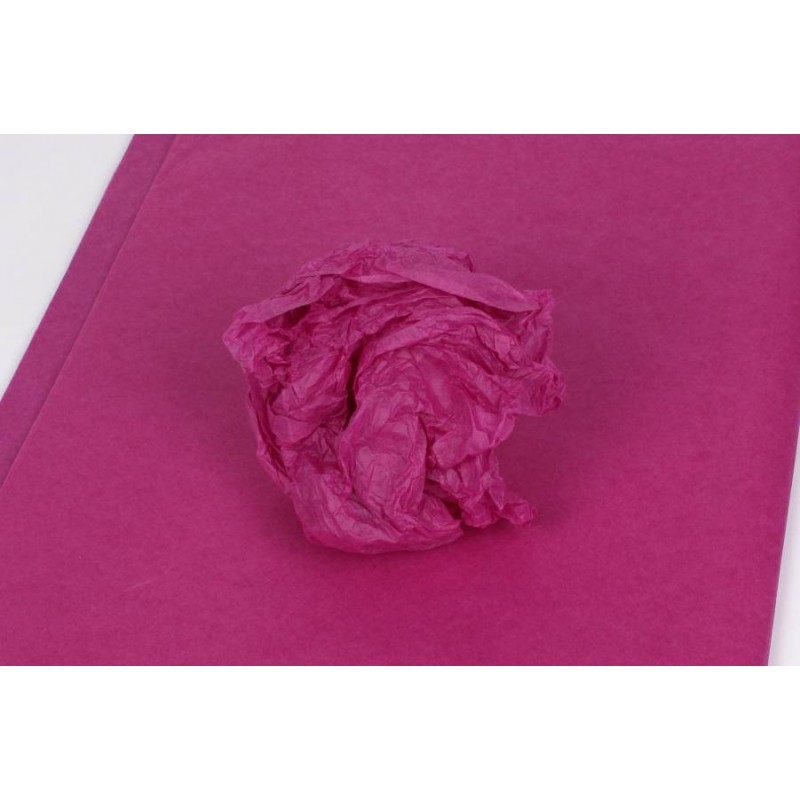 Бумага тишью 7403 фуксия (75см х 50см) 17г/м² 100шт. 5-18970