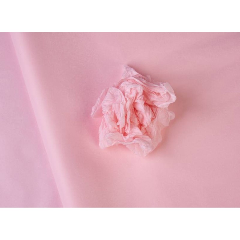 Бумага тишью 1100 нежно-розовый (75см х 50см) 17г/м² 100шт. 5-90983