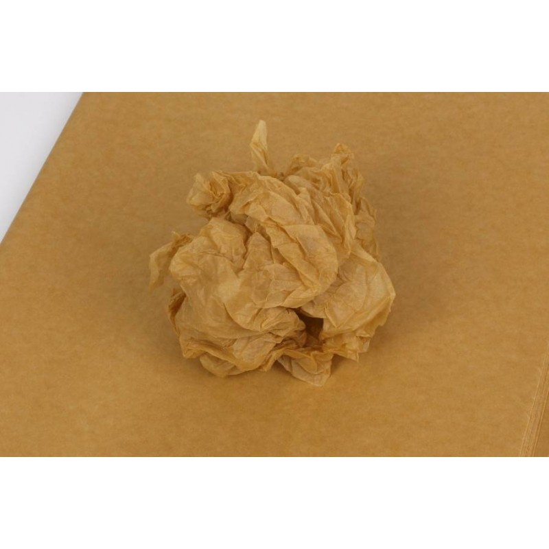 Бумага тишью 3401 крафтовая (75см х 50см) 17г/м² 100шт. 5-18871