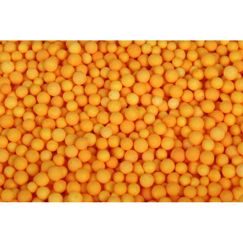 Пенопластовая гранула мандариновая, 2-4 мм., мелкая, объем 1000 мл 251-14481