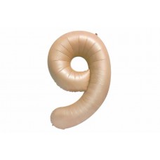 Воздушный шар в форме цифры карамельный 