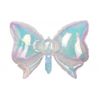 Воздушный шар бант прозрачный (74*49см) 5-89680