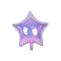 Воздушный шар звезда фиолетовый (45см) 5-89352