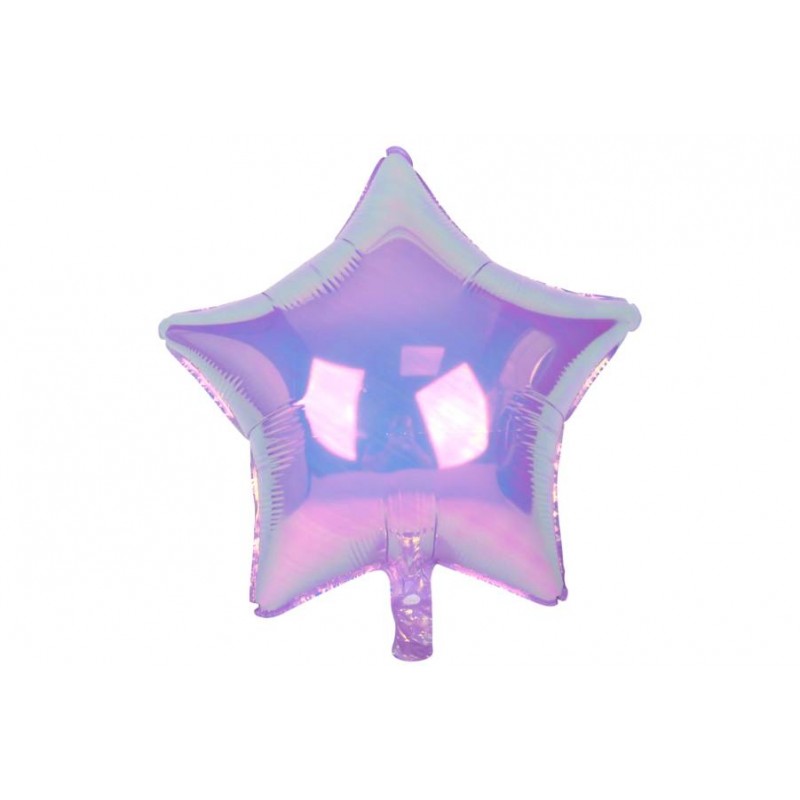 Воздушный шар звезда фиолетовый (45см) 5-89352