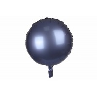 Воздушный шар матовый круглый (синий)