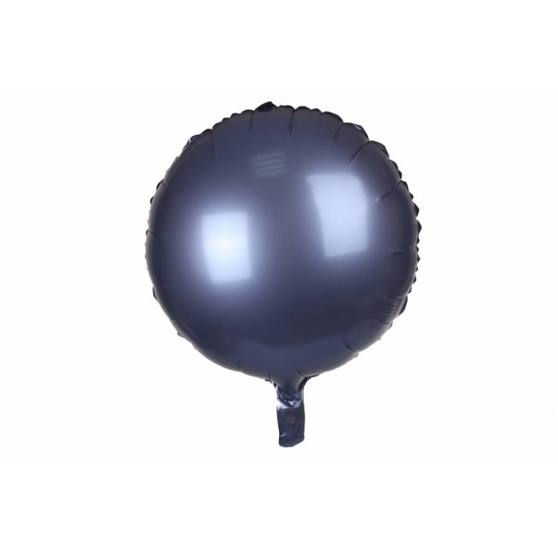 Воздушный шар матовый круглый (синий)