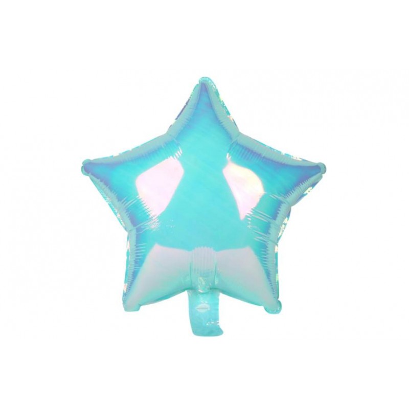 Воздушный шар звезда синий (25см) 5-89499
