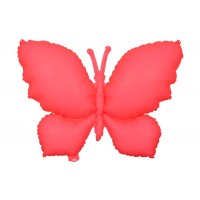 Воздушный шар бабочка красный (65*48см) 5-90082