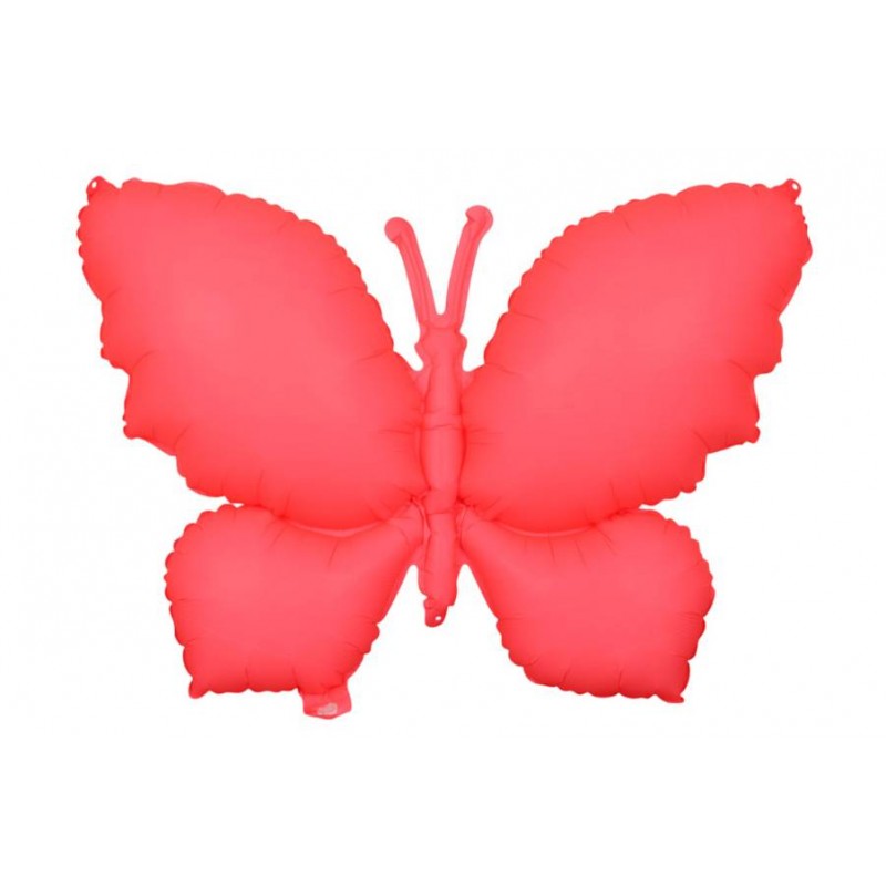 Воздушный шар бабочка красный (65*48см) 5-90082