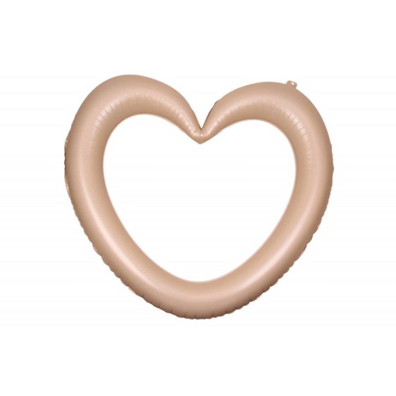 Воздушный шар сердце коричневый (93*98см) 5-89178