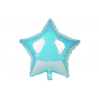 Воздушный шар звезда синий (45см) 5-89314