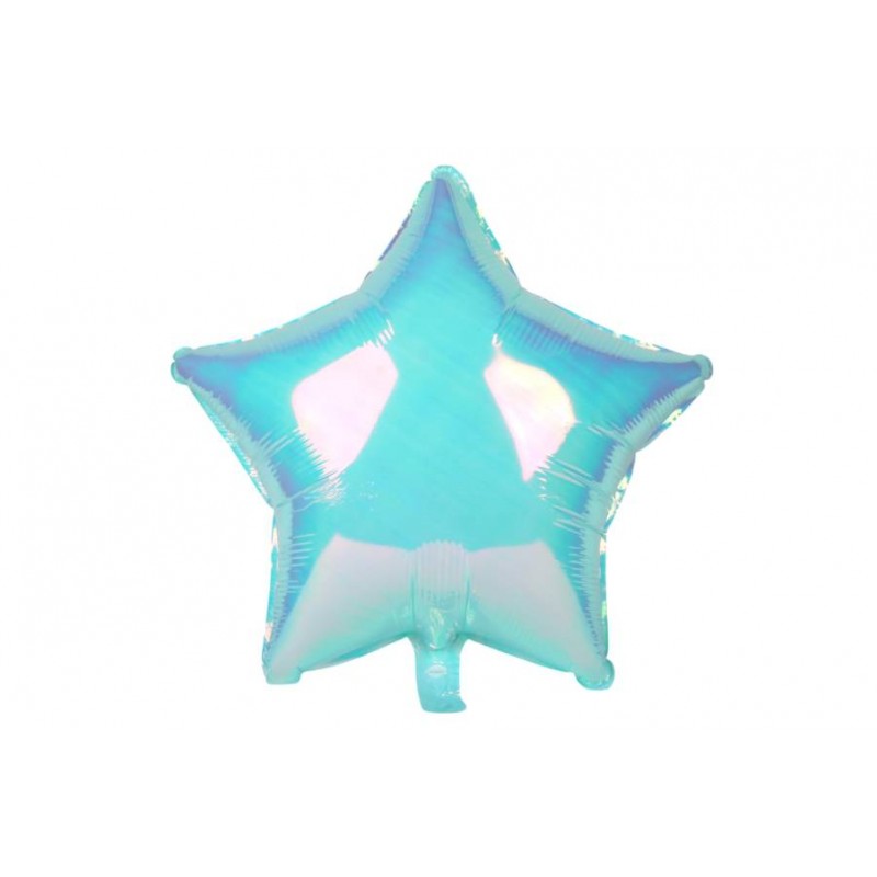 Воздушный шар звезда синий (45см) 5-89314