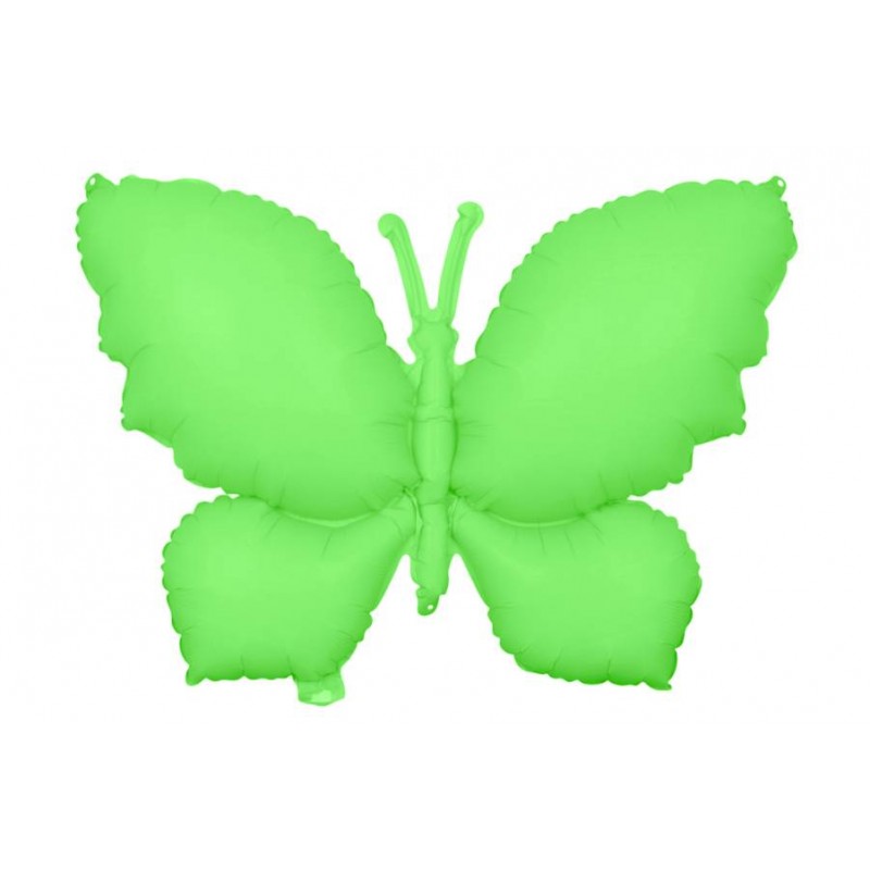 Воздушный шар бабочка зеленый (65*48см) 5-90075