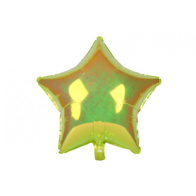Воздушный шар звезда зеленый (45см) 5-89338