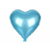 Воздушный шар в форме сердца синий (45см) 5-80915