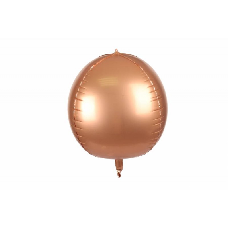 Воздушный шар матовый овальный (оранжевый)
