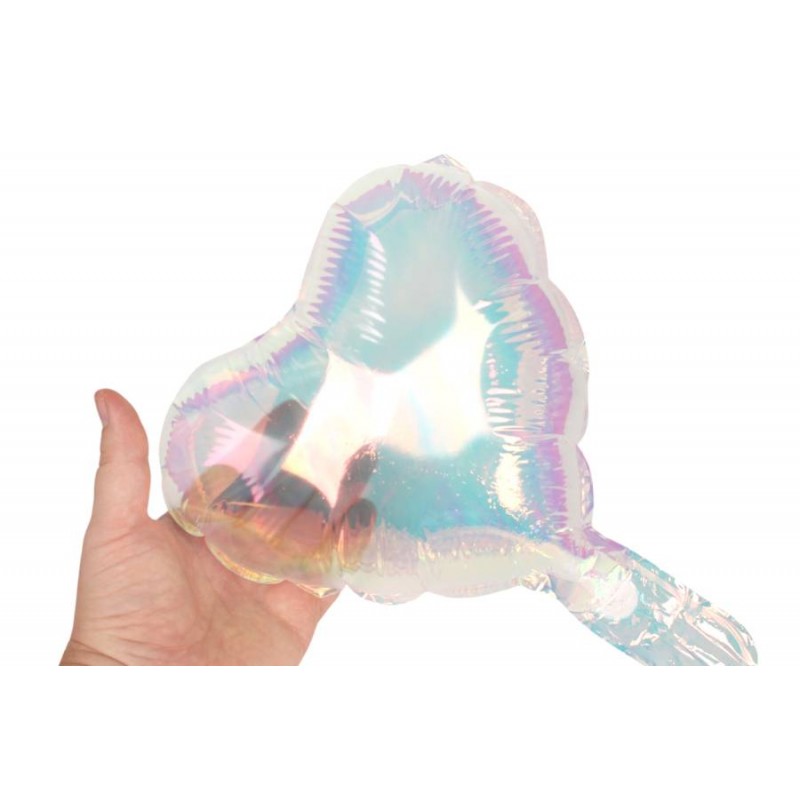 Воздушный шар сердце прозрачный (25см) 5-89420