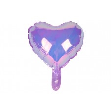 Воздушный шар сердце фиолетовый (25см) 5-89475