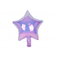Воздушный шар звезда фиолетовый (25см) 5-89536