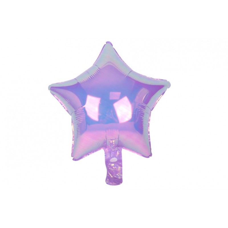 Воздушный шар звезда фиолетовый (25см) 5-89536