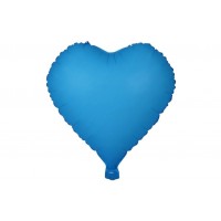 Воздушный шар сердце синий (55,5*46см) 5-89895
