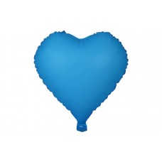 Воздушный шар сердце синий (55,5*46см) 5-89895