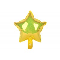 Воздушный шар звезда желтый (25см) 5-89529