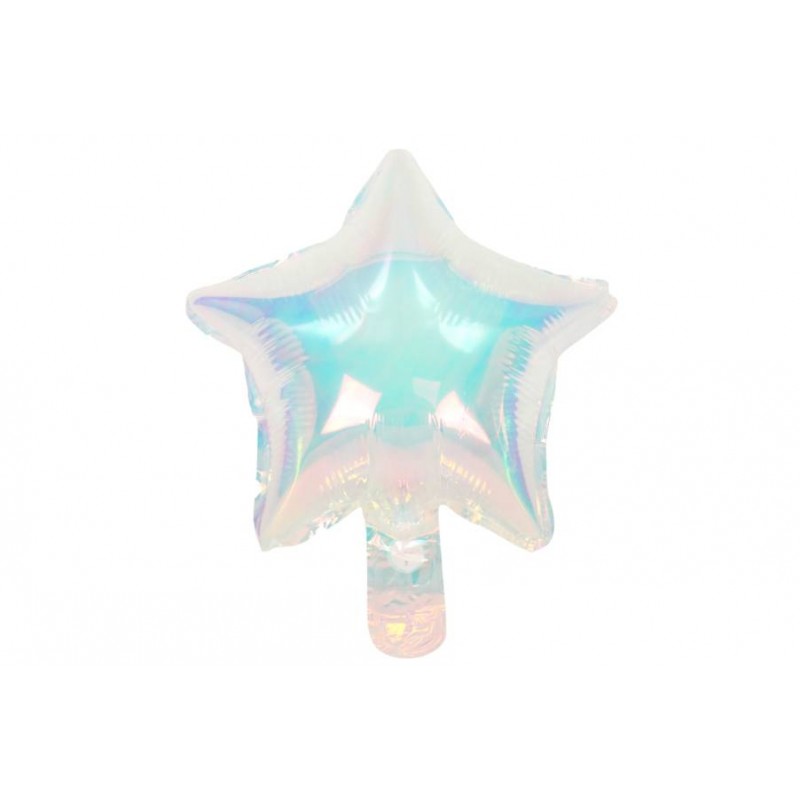 Воздушный шар звезда прозрачный (25см) 5-89482