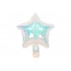 Воздушный шар звезда прозрачный (25см) 5-89482