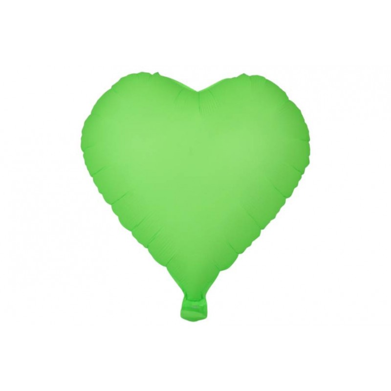 Воздушный шар сердце зеленый (55,5*46см) 5-89901