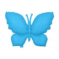 Воздушный шар бабочка синий (65*48см) 5-90129