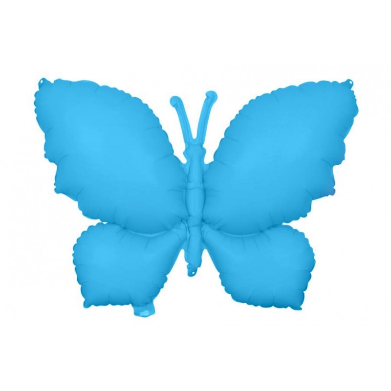 Воздушный шар бабочка синий (65*48см) 5-90129