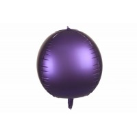 Воздушный шар матовый овальный (фиолетовый)